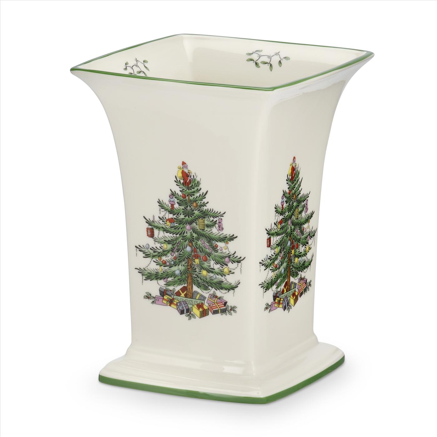 Christmas Tree Square Vase image number null